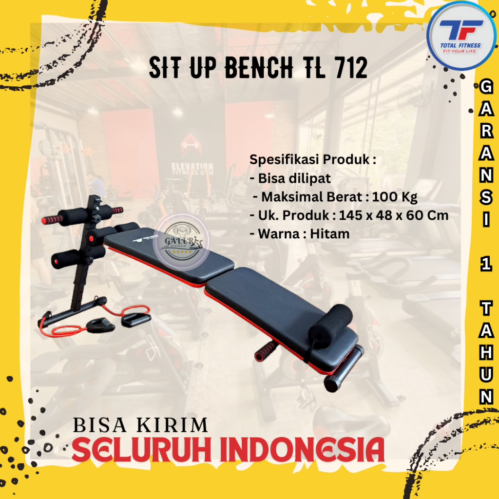 Sit Up Bench - papan sit up - situp bench multifungsi murah