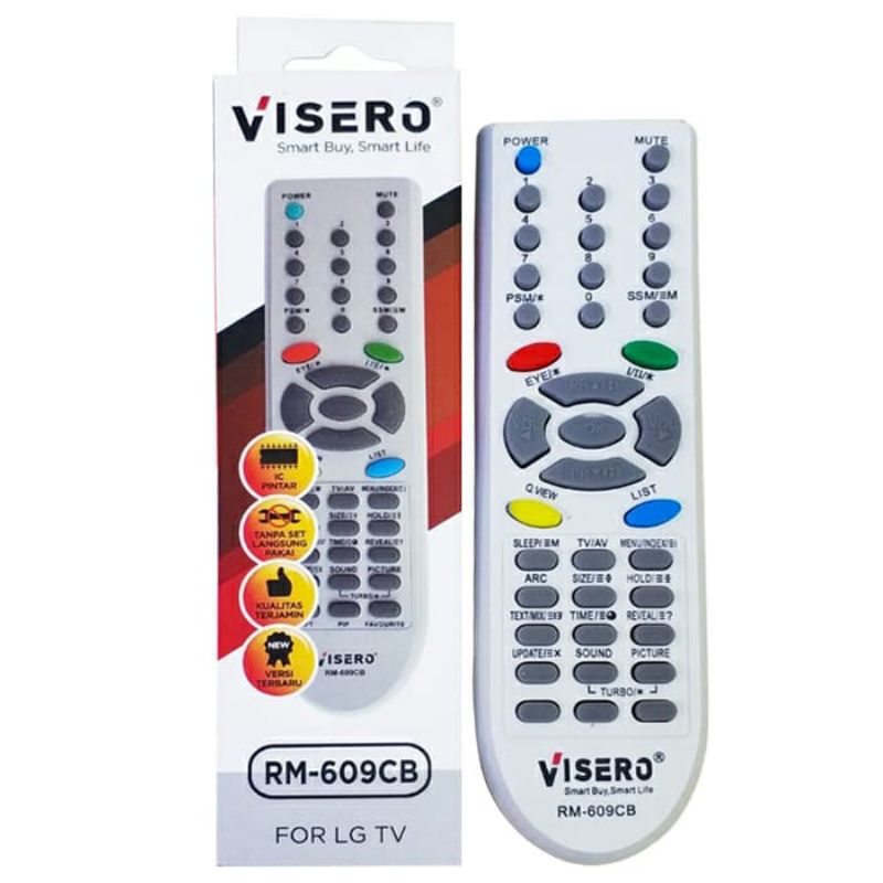 REMOTE TVMULTI TABUNG 609 VISERO
