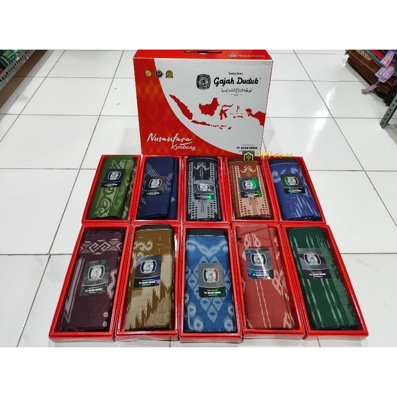 Sarung Gajah duduk| Sarung gajah duduk kembang