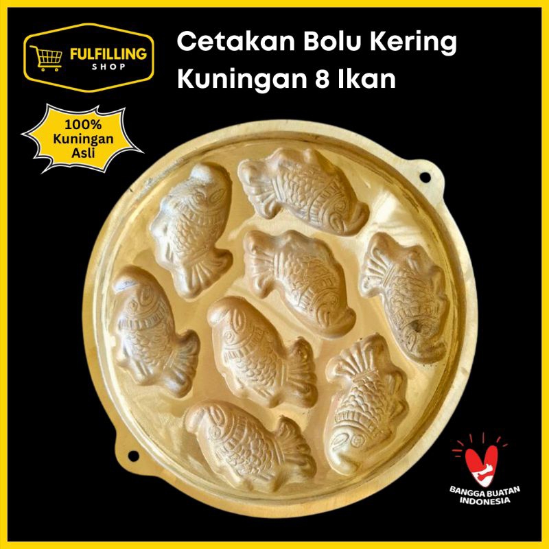 CETAKAN BOLU KERING/ BOLU JADUL KUNINGAN 8 IKAN