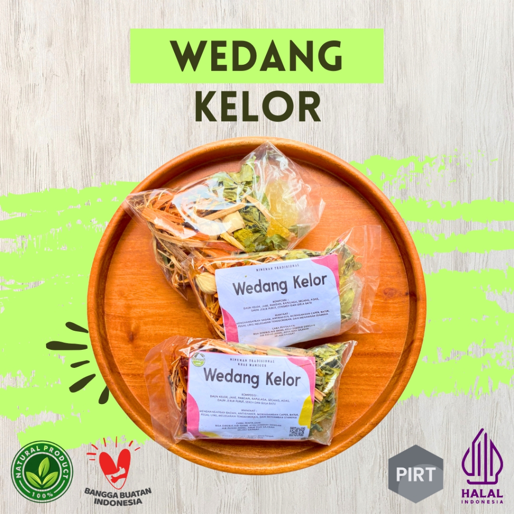 

Wedang KELOR Rempah Tradisional Jawa Gula Batu ISI 10