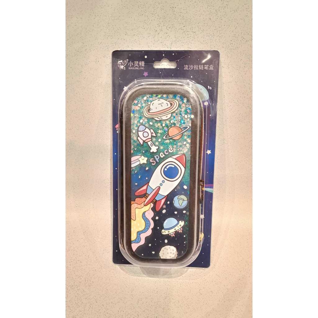 

XLJ PENCASE ROCKET GALAXY GLITTER BLUE XLJ - 3854F - GRAMEDIA BSD CITY