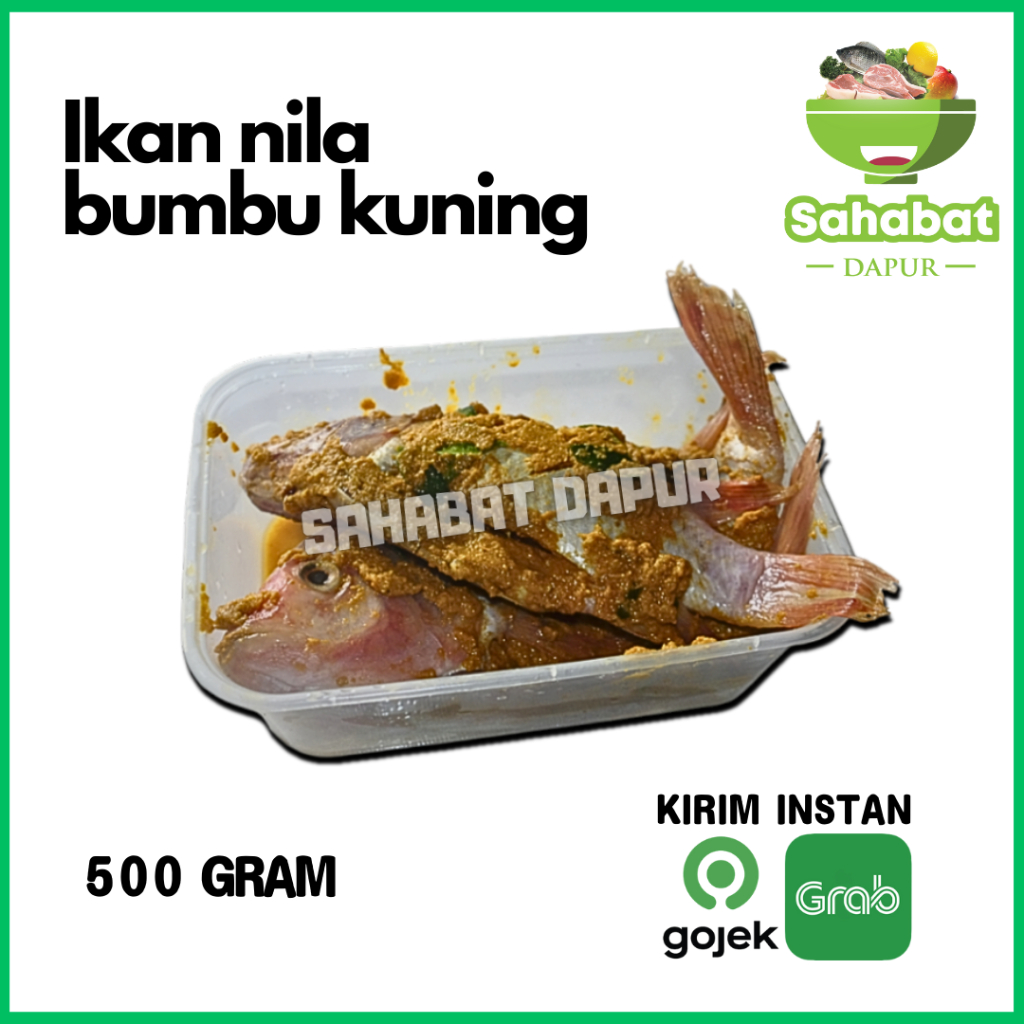

Ikan Nila / Nila Bumbu Kuning 500gr - Sahabatdapur