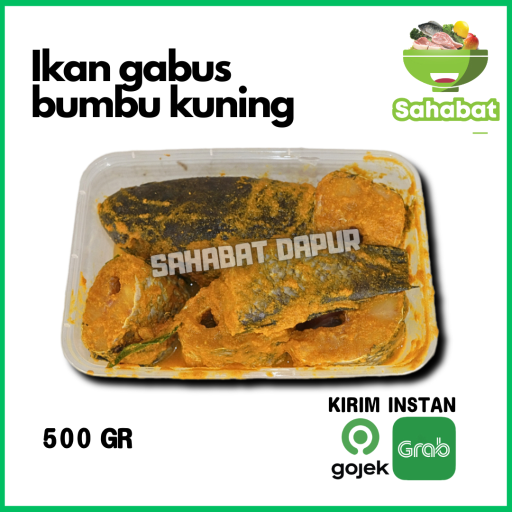 

Ikan Gabus Bumbu Kuning 500 Gram - Sahabat Dapur