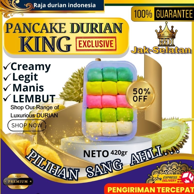 

Pancake Durian MEDAN KING/PANCAKE DURIAN/PREMIUM