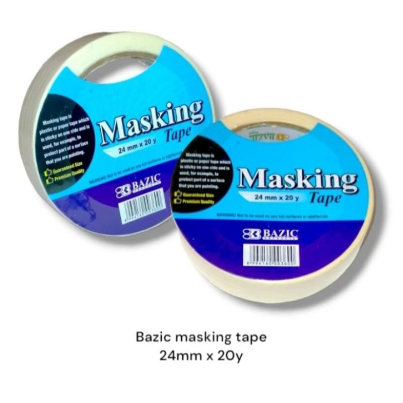 

Bazic - Masking Tape Serbaguna Putih