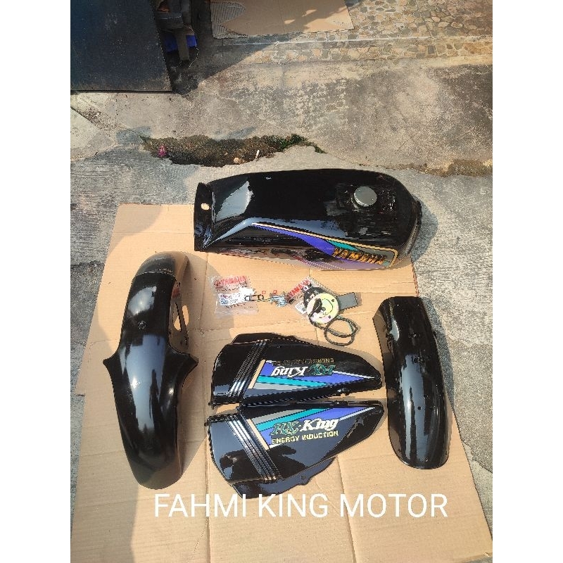 TANGKI TENGKI BAJU SET KOMPLIT RX KING COBRA LIST 1994 HIJAU GRES BARU