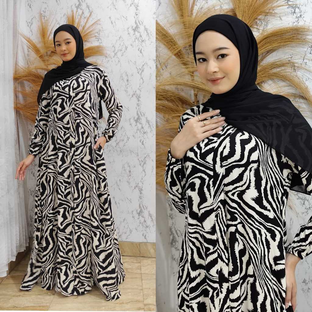 GAMIS MOTIF BAHAN RAYON VISCOSE