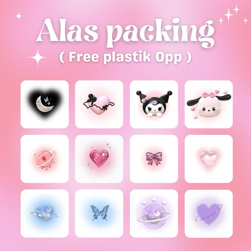 

Alas packing /Alas packing olshop / Alas packing Aksesoris/ alas packing free plastik opp