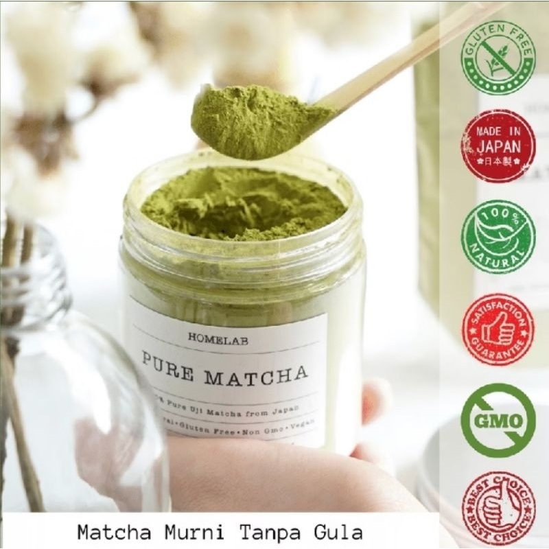 

HOMELAB | 100% PURE UJI MATCHA Japan | Bubuk Matcha Premium Grade