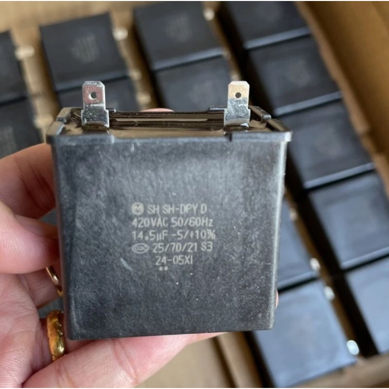 Capacitor/kapasitor mesin cuci Sharp 14,5uf Original