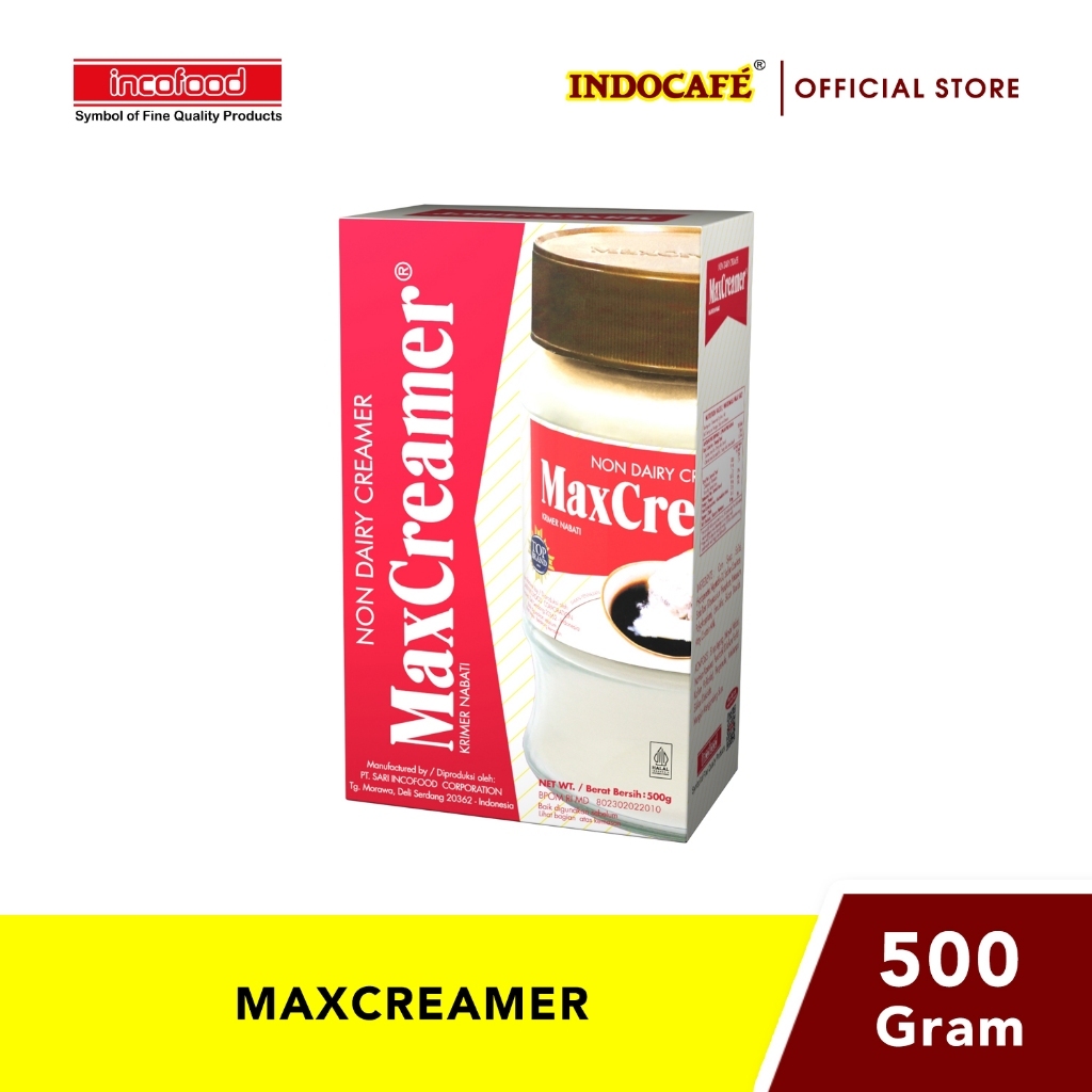 

Max Creamer Refill Pack 500 gr dan sachet (50 x 3gr)