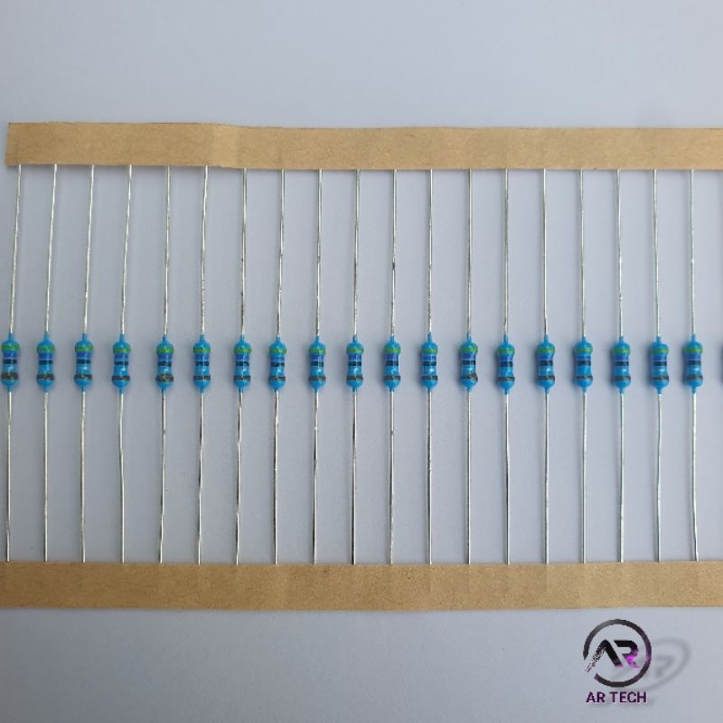 10X RESISTOR 4R7 1/4 METAL FILM KAKI TEBAL