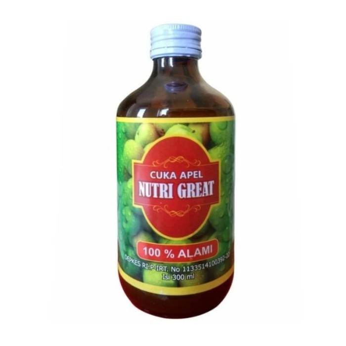 

CUKA APEL NUTRI GREAT APPLE VINEGAR 300ML