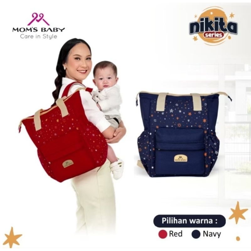 MOMS BABY TAS DIAPER RANSEL|MOMS BABY DIAPER BAG MURAH