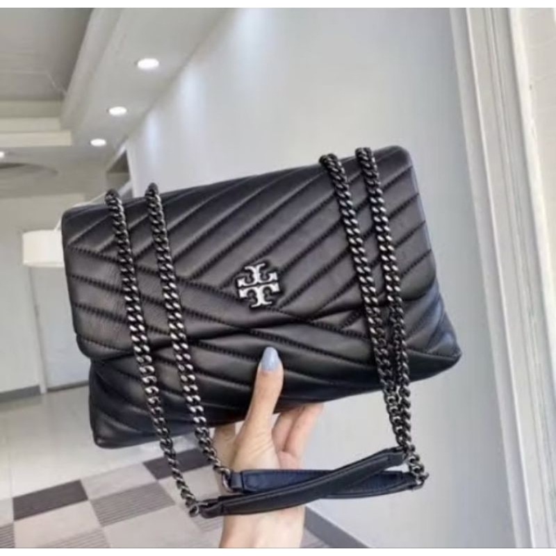 (Preloved) Tas Tory Burch Kira Chevron Premium Branded