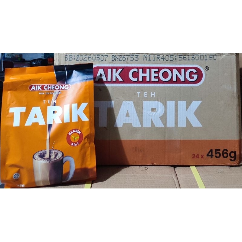 

Aik Cheong Milk Tea Beverage Teh Tarik 3in1 Original Malaysia 24 x 12Sachets x 38Gr