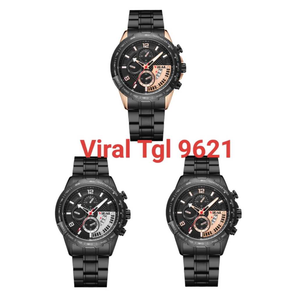 JAM TANGAN VIRAL TERBARU/JAM TANGAN PRIA RANTAI STAINLESS/JAM TANGAN ANALOG PRIA/