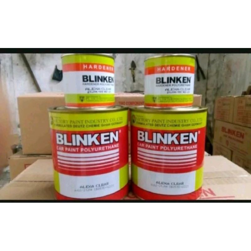 ALEXA CLEAR COAT PU 2K/PERNIS BLINKEN GLOSS MENGKILAP 1LITER + HARDENER