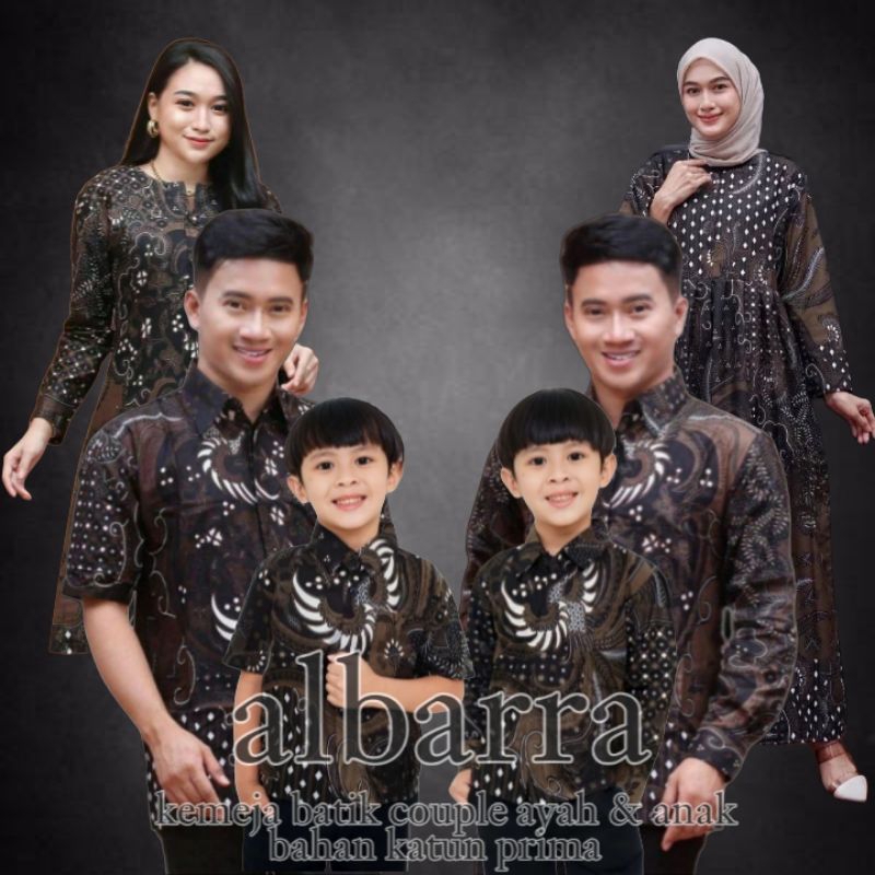 Batik Couple Ayah Dan Anak Laki Laki Modern/kemeja batik pria lengan panjang/Batik pria lengan panja