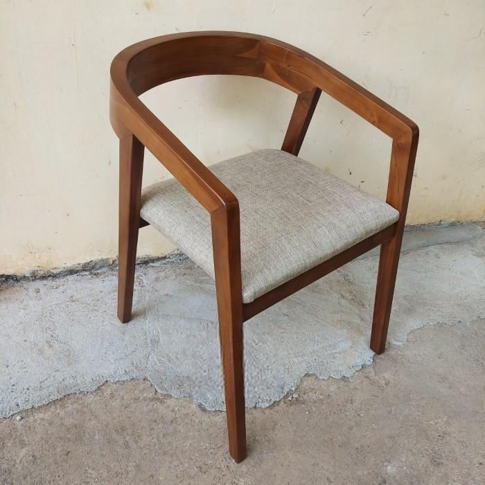 Kursi Cafe Minimalis Kayu Jati, Kursi Makan Kayu Jati Asli Murah| Mebel Jepara