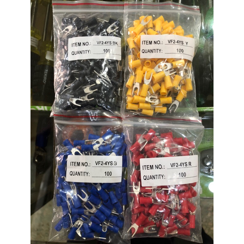 Skun Kabel Garpu / Y 2 - 4 Skun Kabel 2,5 mm