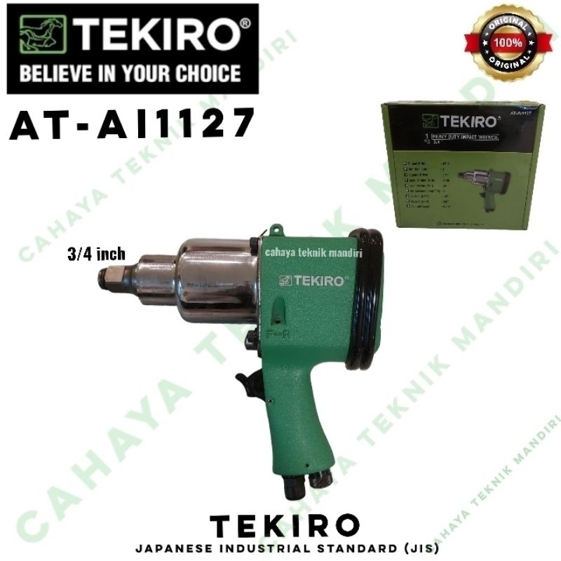 Alat impek buka pasang baut tenaga angin TEKIRO AT-AI1127 air impact 3/4" Dr