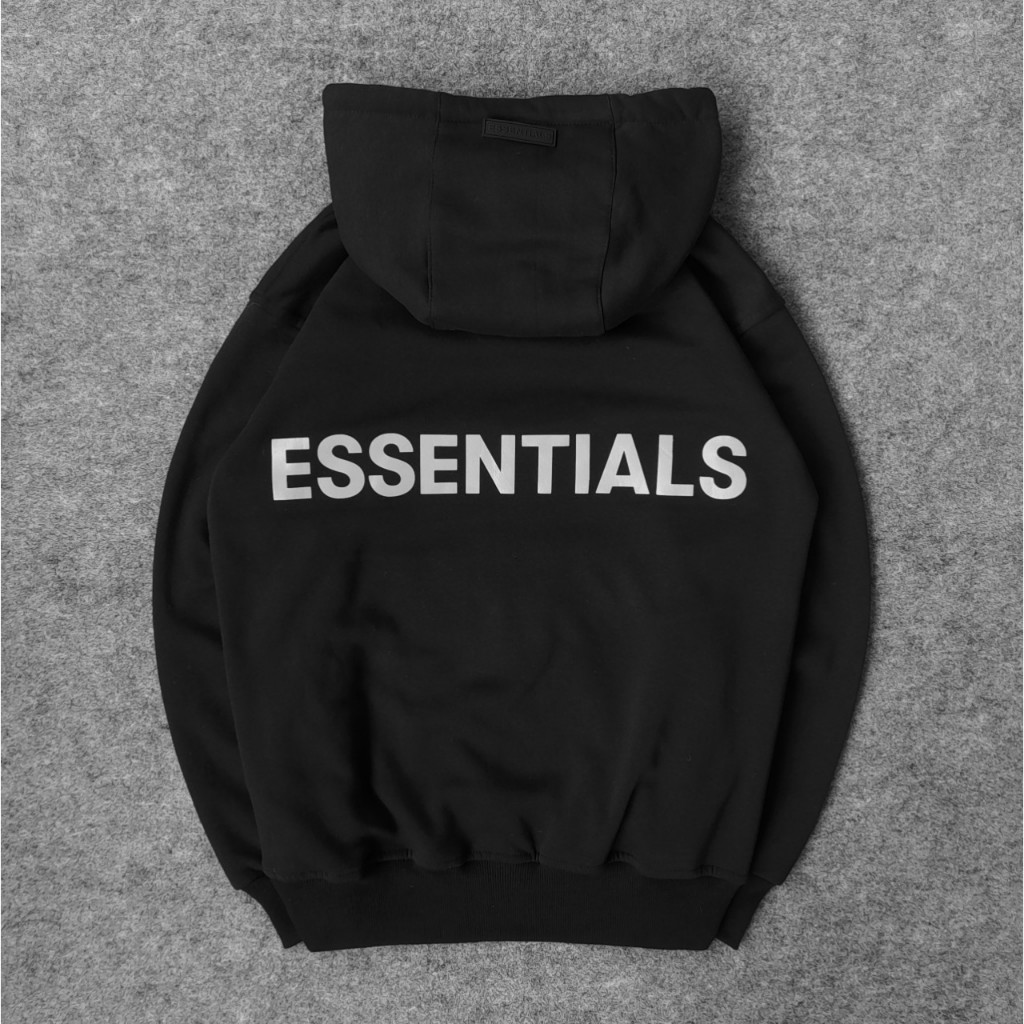 JAKET SWEATER HOODIE ESSENTIALS FOG FEAR OF GOD REFLECTIVE
