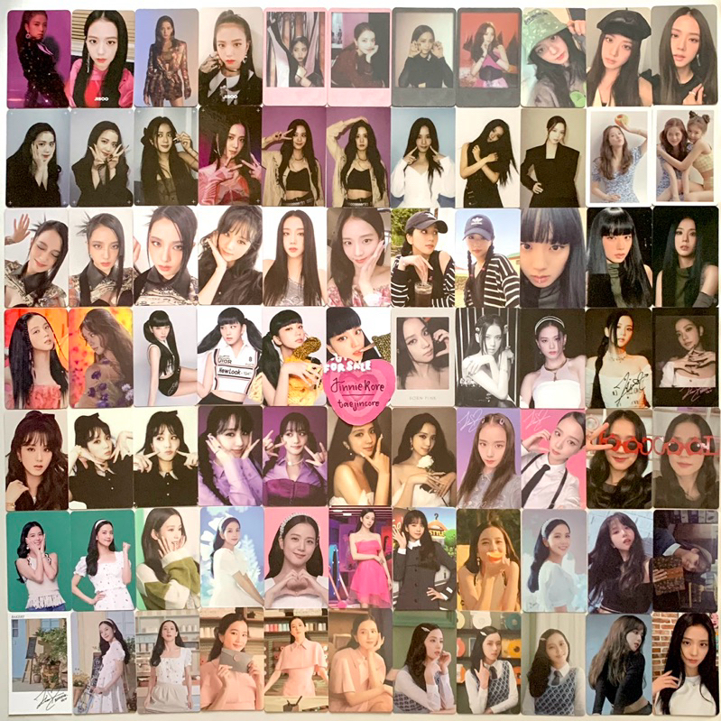 OFFICIAL BLACKPINK JISOO ALBUM PHOTOCARD POB SHARING BPTG THE GAME SELCA HOLO WELCOL