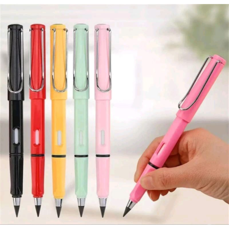 

(A327) pensil tanpa batas + penghapus / pensil abadi tanpa diraut / pencil magic + eraser