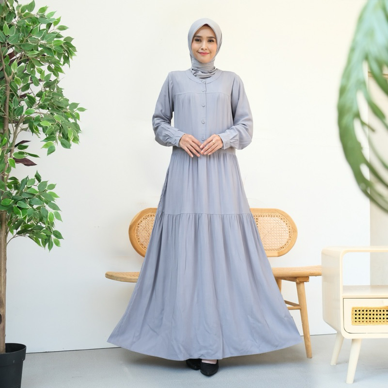 Dress Gamis Wanita Katun Uniqlo Premium | Guangzhou -6015