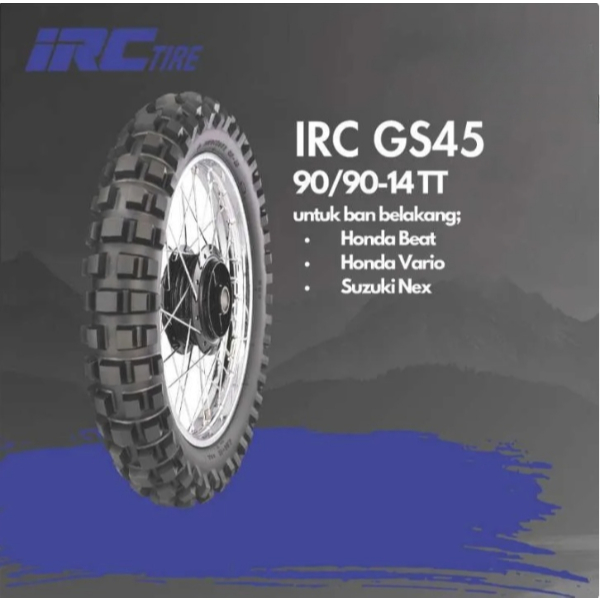 BAN LUAR IRC 14-90/90 GS45 TT