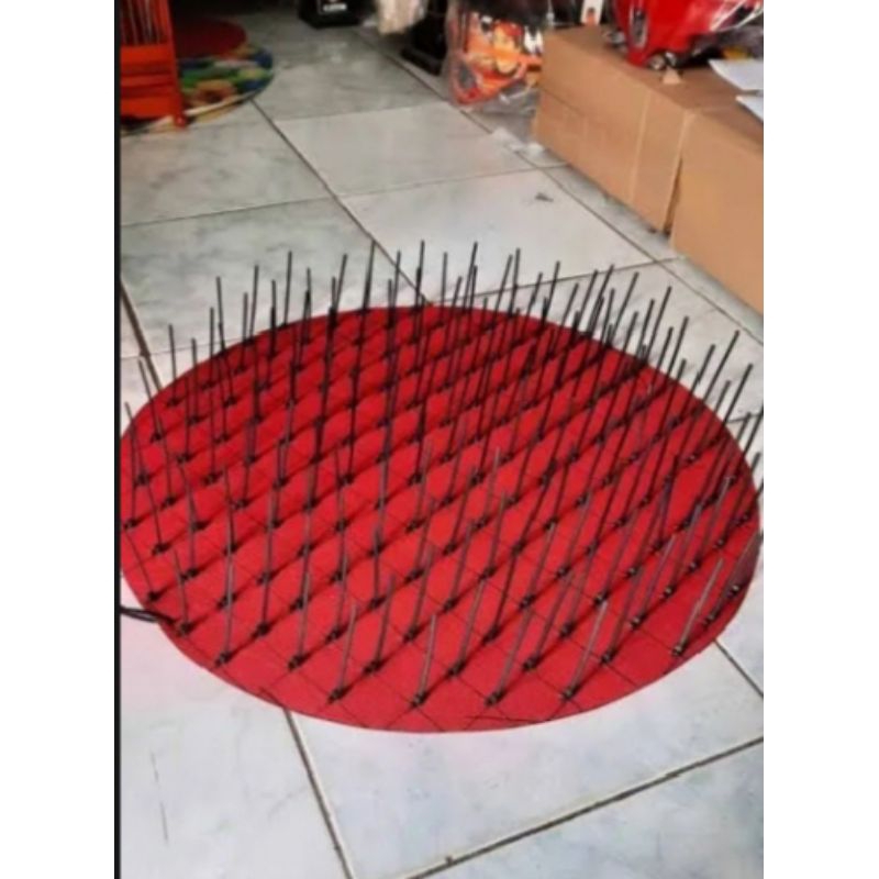 Karpet duri ranjau duri sangkar Murai no 1,2,3 untuk alas jebakan burung murai anti turun burung pas