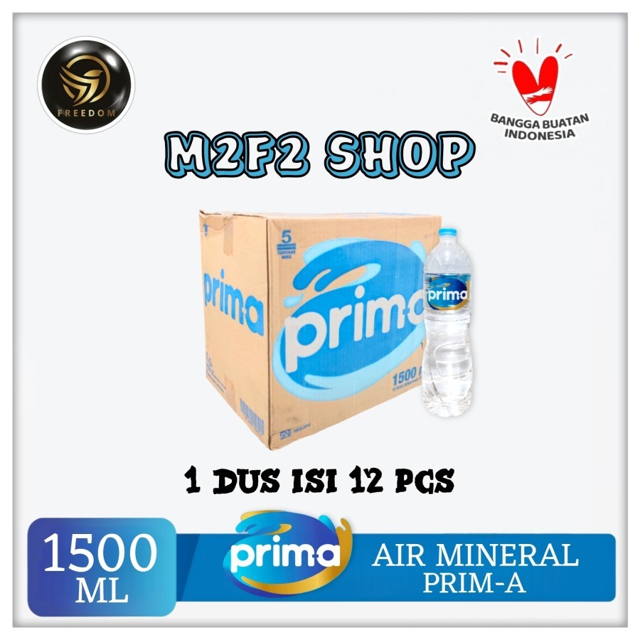 

Air Mineral Prima Botol Besar Plastik Pet - 1500 ml (Kemasan Karton)