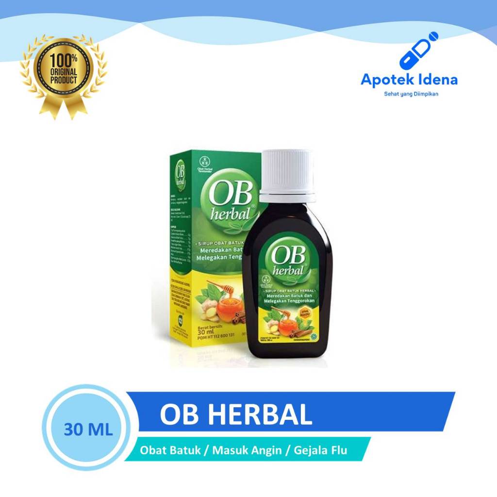 OB HERBAL 60 ML / OBAT BATUK HERBAL / OBAT BATUK BERDAHAK