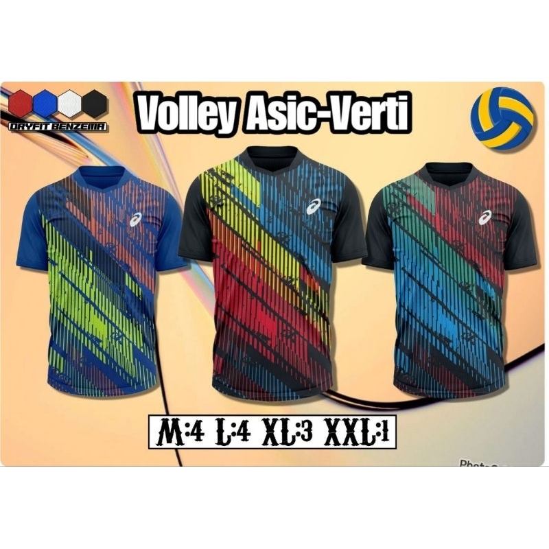 baju volly asics