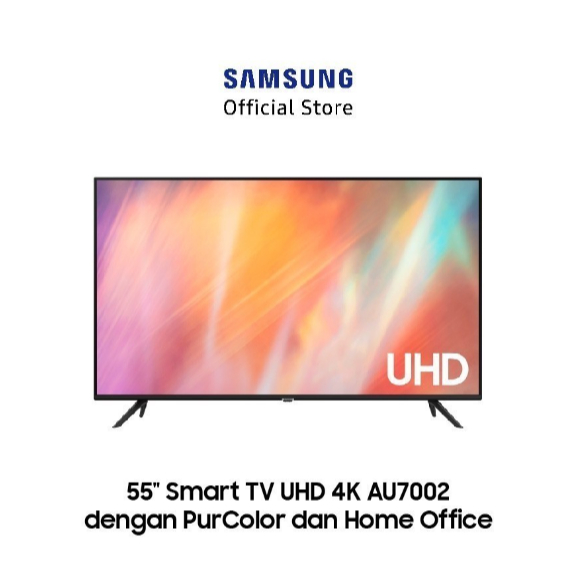 Preloved Murah Samsung Smart TV 55 inch UHD 4K AU7002 - UA55AU7002KXXD