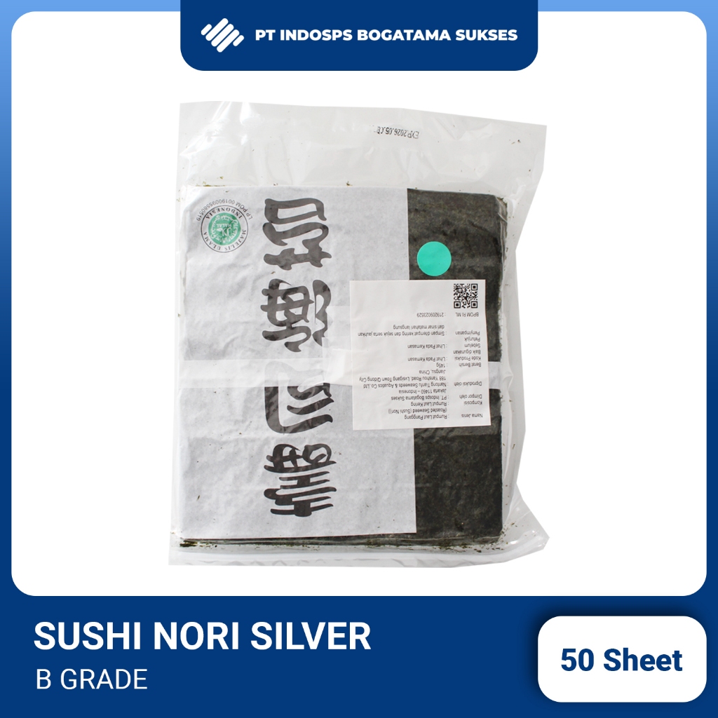 

Kaokayaki Sushi Nori | Sushi Nori Silver | 50 sheet | HALAL MUI