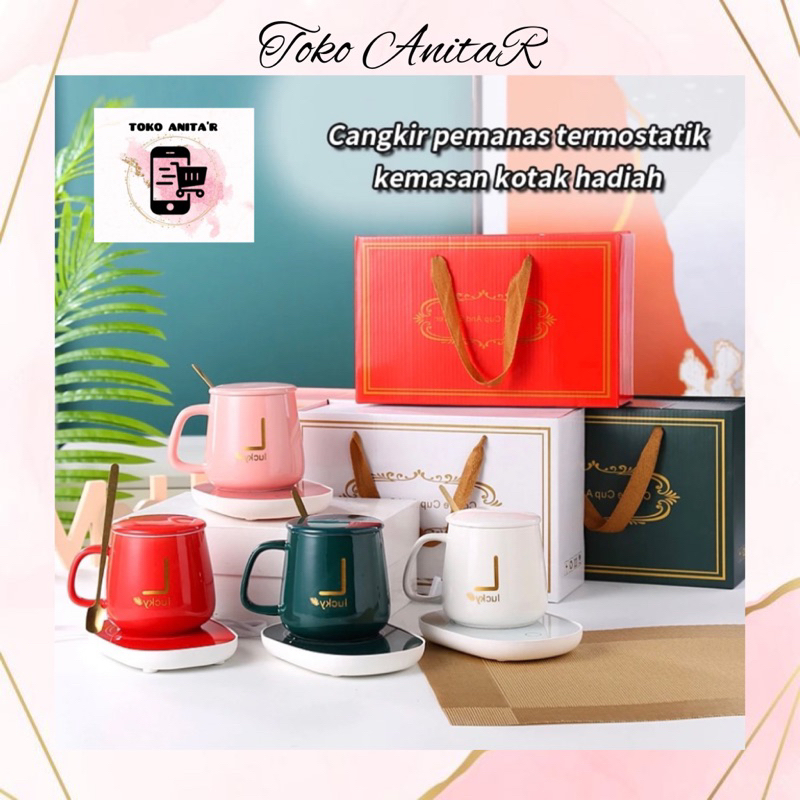 Cangkir Set Pemanas Listrik/Pemanas dan Mug Cantik/Mug Set