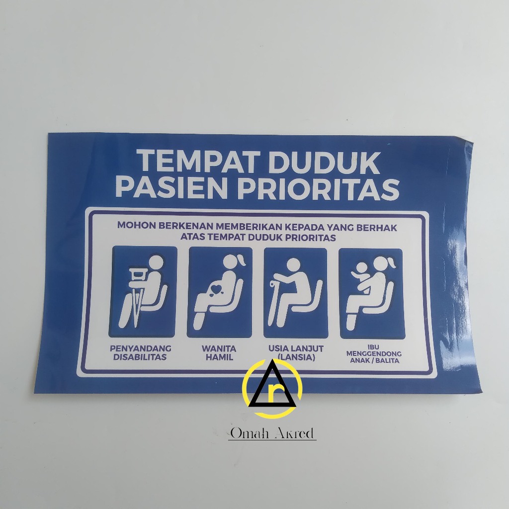 

Stiker Tempat Duduk Prioritas - Priority Seat