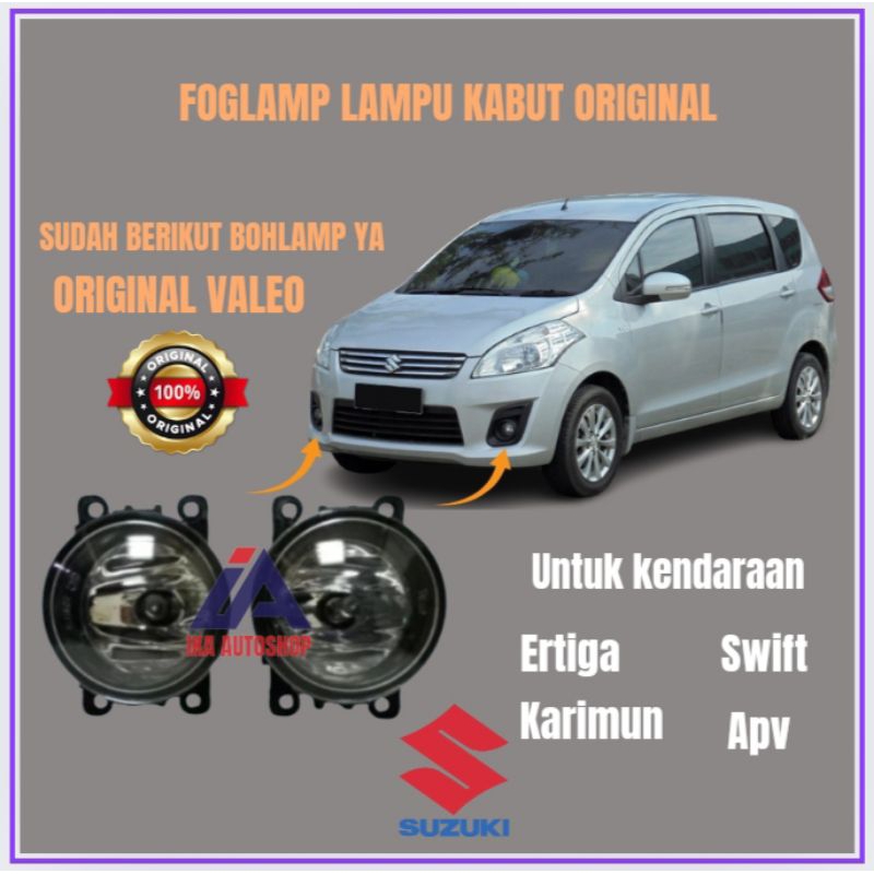 FOGLAMP LAMPU KABUT SUZUKI ERTIGA 2012 2013 2014 2015 2016 2017