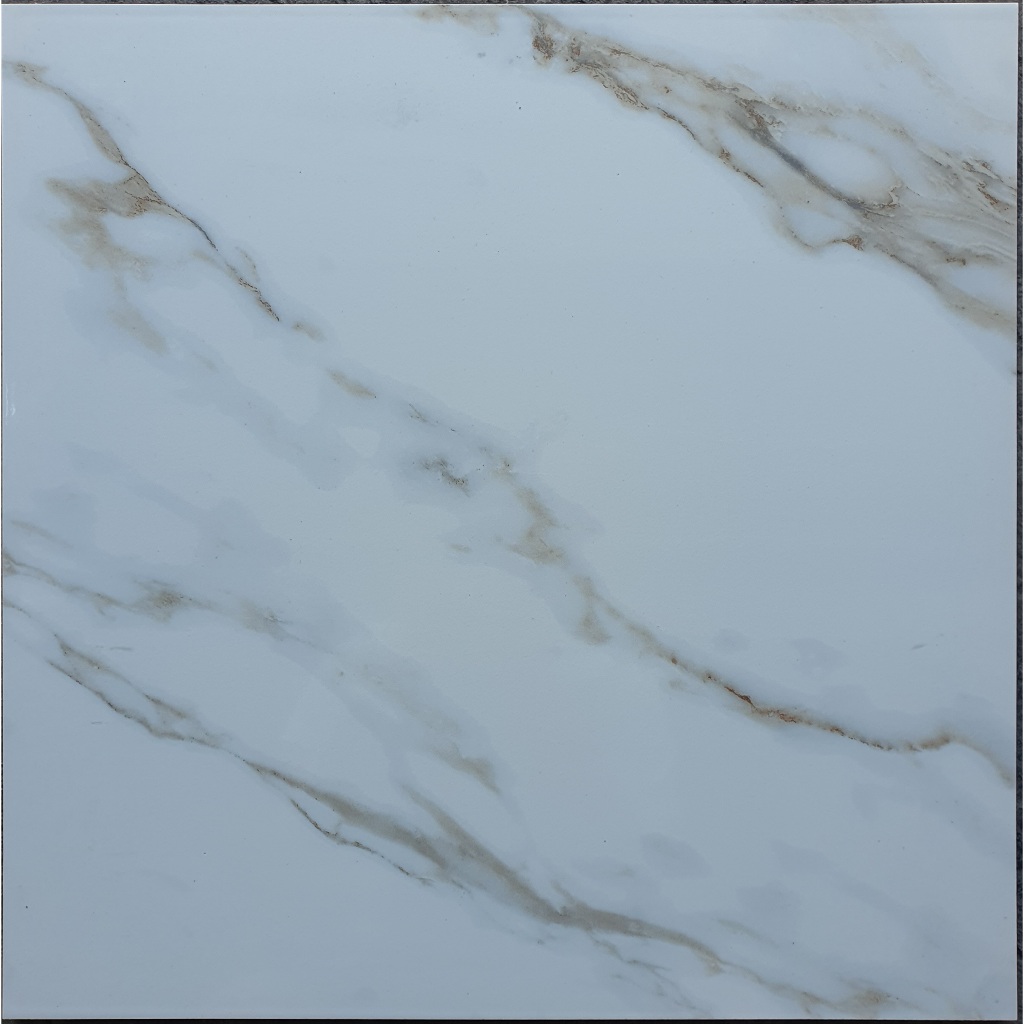 Platinum Ceramics - 50X50 - Lecce Grey Rec - Glossy - Keramik Lantai (Khusus D.I.Yogyakarta)