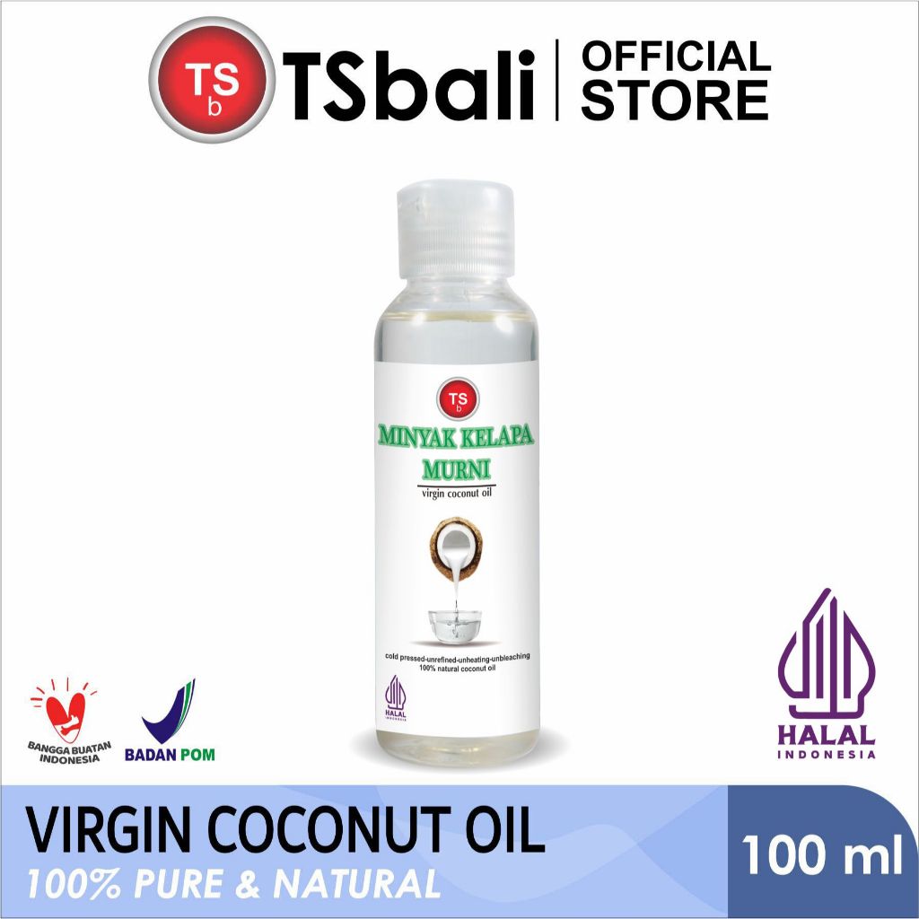 

TSb - Virgin Coconut Oil MD TSBali - Minyak Kelapa Murni VCO - 100ml