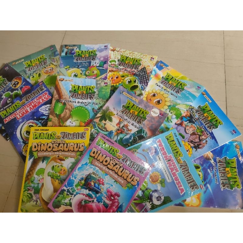 Komik Plants VS Zombies Anak Sains Dunia Laut Serangga Hewan