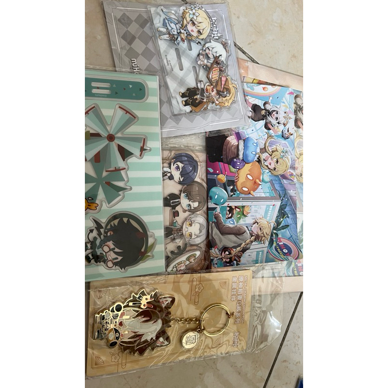 Hoyofest 2022 official Merch TOT GI tears of themis genshi impact standee postcard metal keychain ph