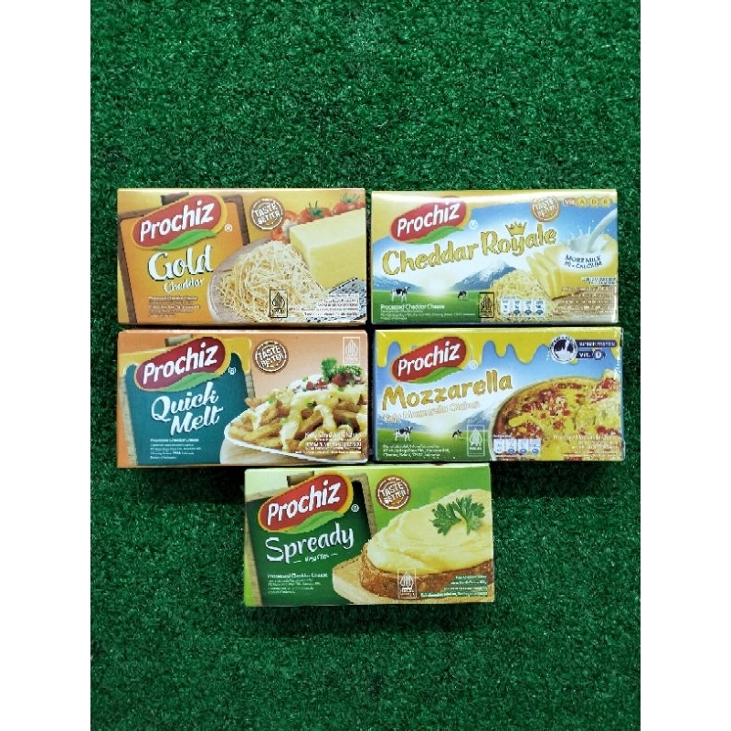 

Prochiz Cheese Keju Cheddar Olahan 160gr Lokal HALAL