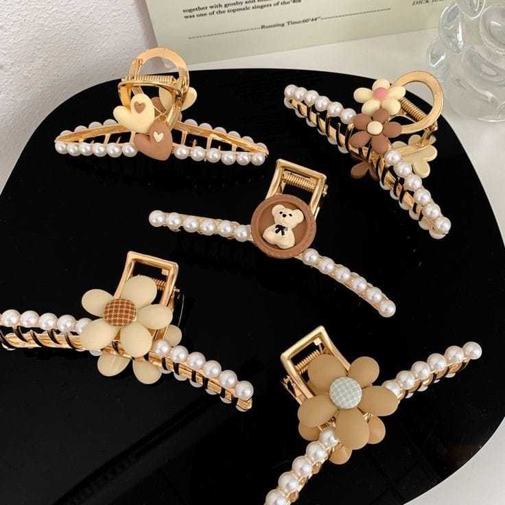 Jepit Rambut Wanita Jedai Wanita Motif Mutiara Cantik Emart