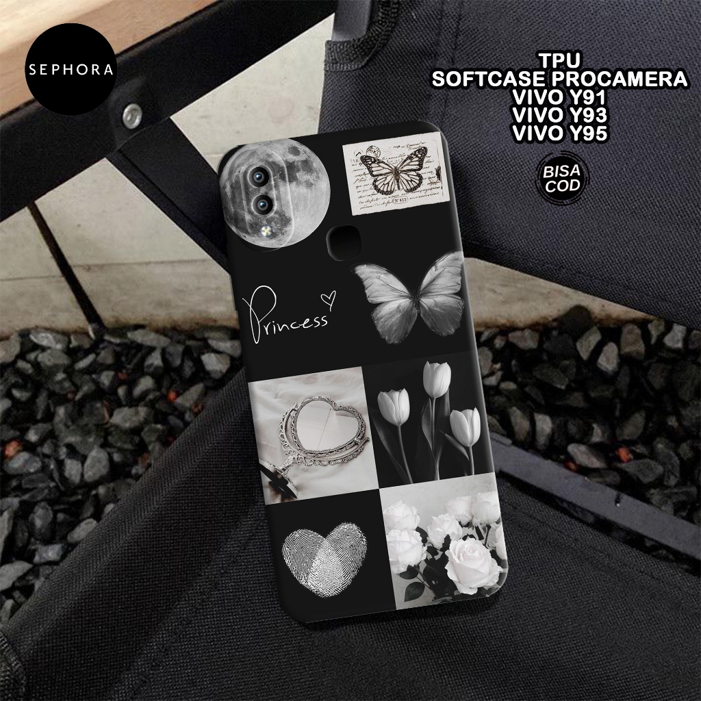 Softcase VIVO Y91 Y93 Y95 Terbaru - Fashion Case Aesthetic - Case VIVO Y91 Y93 Y95 - Case Pro Camera