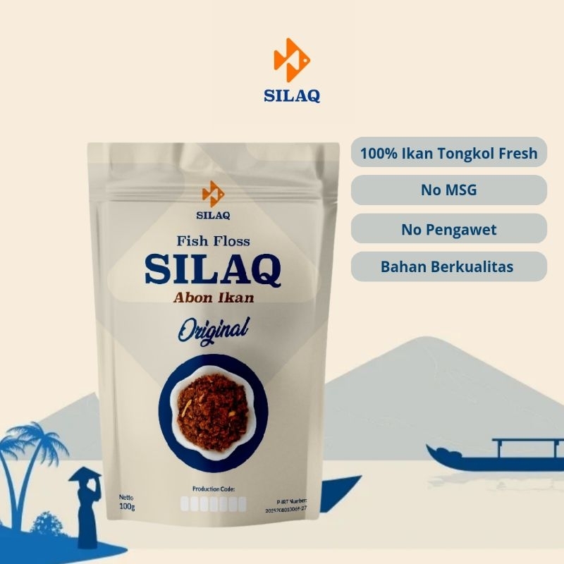 

Silaq Abon Ikan Tongkol Varian Original Tanpa Tambahan Pengawet dan No MSG 100% abon Ikan Tongkol Segar Food Makanan Cepat Saji