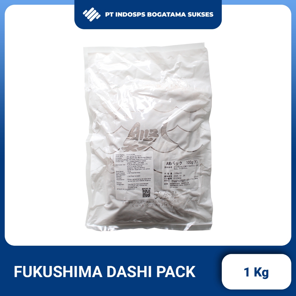 

Fukushima Dashi Pack (AM Pack) | Dashi | Kaldu Masakan Jepang | Kaldu Ikan Celup | Kaldu Celup
